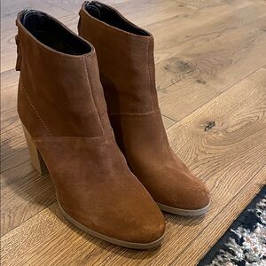 Hush Puppies Tan Suede Ankle Boots